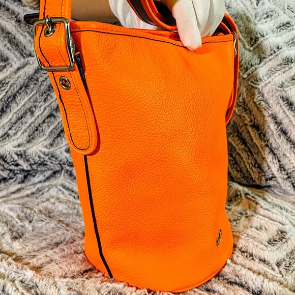 NWOT - C.O.A.C.H. MINI DUFFLE IN POLISHED PEBBLE LEATHER (F34527) - Picture 3 of 6